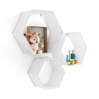 Комплект из 3 полок из Перфорированного металла Bretty единый размер белый LA REDOUTE INTERIEURS  фото, kupilegko.ru